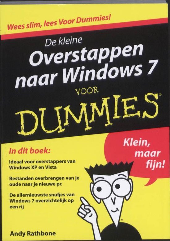 Cover van het boek 'De kleine Overstappen naar Windows 7 voor Dummies' van  Rathbone