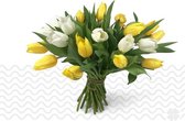 Verse bloemen boeket TULPEN  (cadeau voor haar) - Meerdere kleuren - 30 per bos