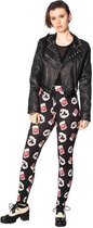 Banned Legging -XS- GLAMPIRE Zwart