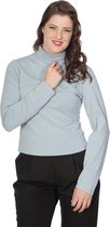 Dancing Days Longsleeve top -L- JERSEY TURTLE NECK Blauw