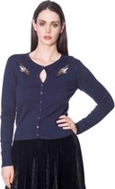 Banned Cardigan -S- PRIESTESS HANDS Blauw