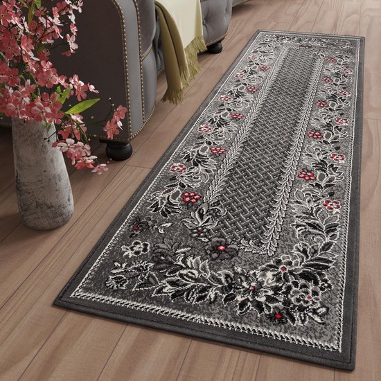 Vloerkleed Atlas Beige Groen Modern Gebloemd