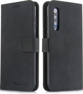 Voor Xiaomi Mi 9 SE Diaobaolee Pure Fresh Texture Horizontaal Flip Leren Case, met Houder & Kaartsleuf & Portemonnee & Fotolijst (Zwart)