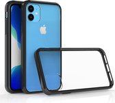 Krasbestendige TPU + acryl beschermhoes voor iPhone 11 (zwart)