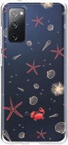 Casetastic Samsung Galaxy S20 FE 4G/5G Hoesje - Softcover Hoesje met Design - Sea World Print