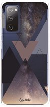 Casetastic Samsung Galaxy S20 FE 4G/5G Hoesje - Softcover Hoesje met Design - Galaxy Triangles Print