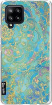 Casetastic Samsung Galaxy A42 (2020) 5G Hoesje - Softcover Hoesje met Design - Sapphire Mandala Print