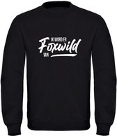 Ik word er Foxwild van Trui | Massa is kassa | Peter Gillis | sweater | unisex