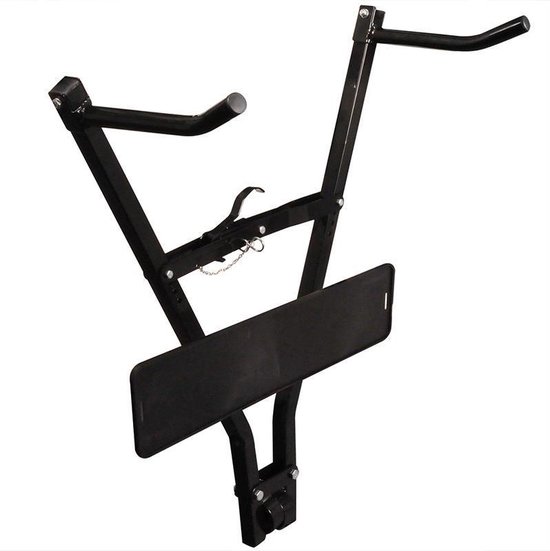 Carpoint Fietsdrager – Trekhaak Bevestiging – Met Kentekenplaathouder – Compact en Stevig – 15 kg Draagvermogen