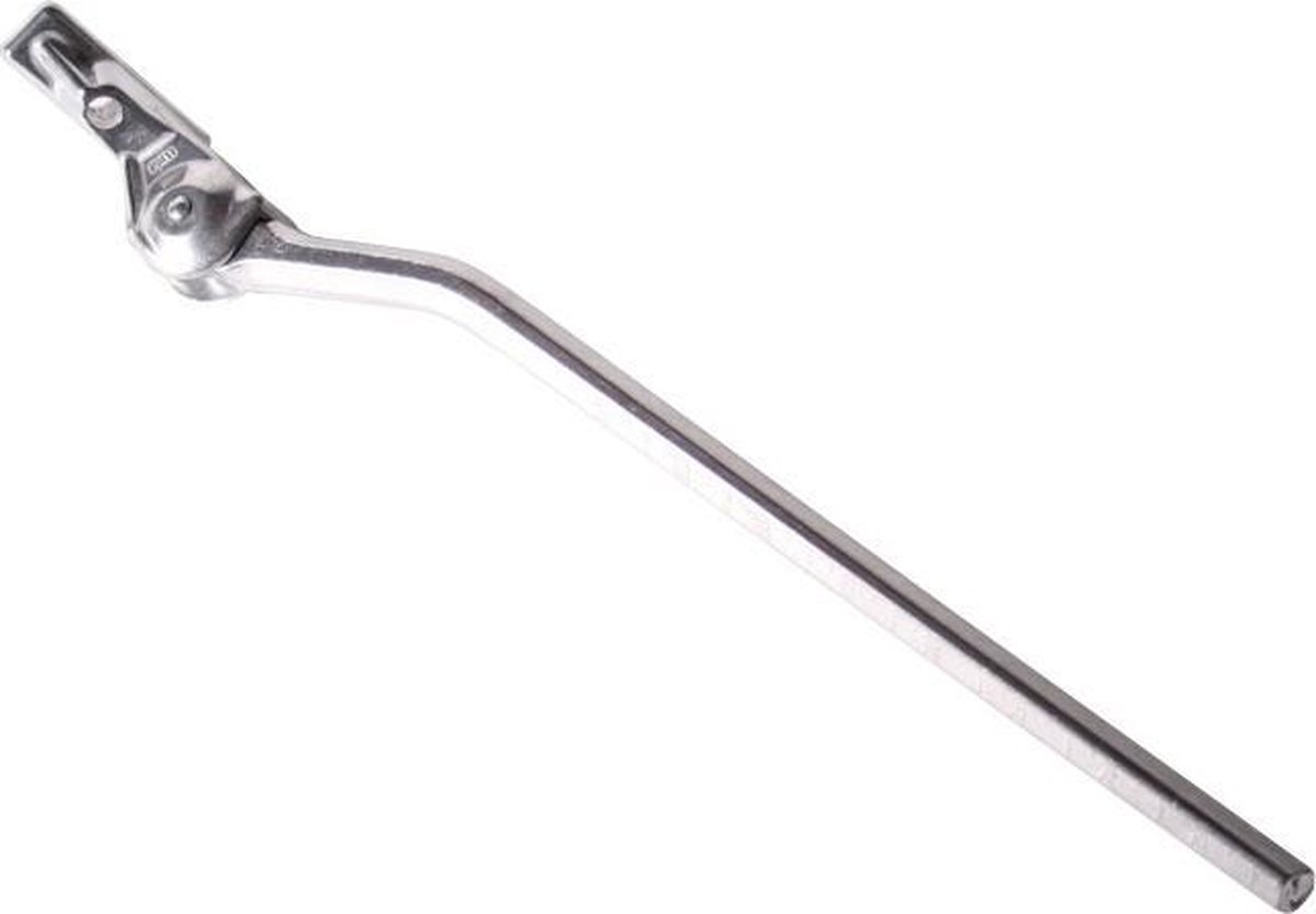 Esge Middenstandaard 28 inch - Smalle plaat - Verstelbaar - Aluminium - Zilver - Voor fietsen