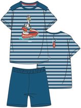 Woody Jongens-Heren pyjama blauw-rood