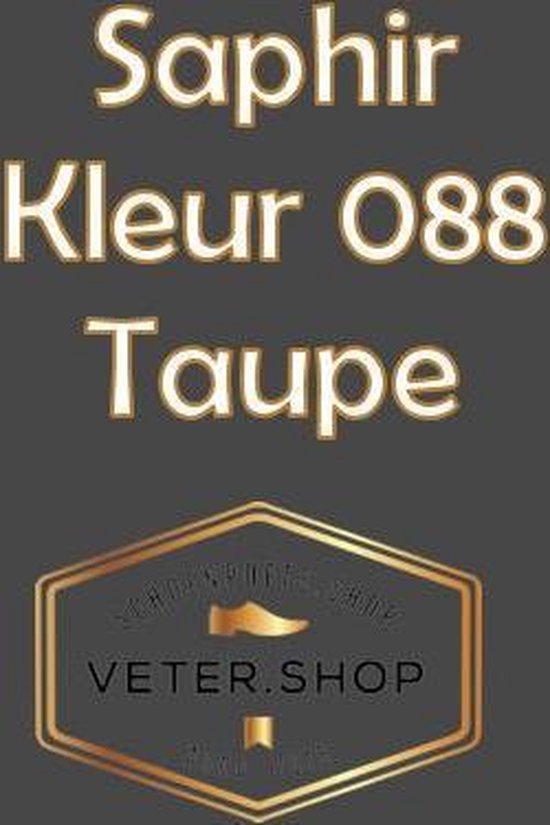 Avel kleurherstellende creme - renovateur voor glad lederen meubels - Saphir 088 Donkergrijs / Taupe