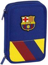 Dubbele etui F.C. Barcelona Blauw (34 Onderdelen)