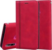 Voor Huawei Honor 10i / 20i Frosted Business Magnetische Horizontale Flip PU lederen tas met houder & kaartsleuf & lanyard (rood)