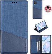 Voor Huawei Nova 6 SE MUXMA MX109 Horizontale Flip Leren Case met Houder & Kaartsleuf & Portemonnee (Blauw)