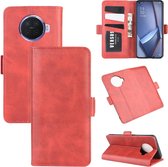 Voor OPPO ACE 2 Dual-side magnetische gesp horizontale flip lederen tas met houder & kaartsleuven & portemonnee (rood)