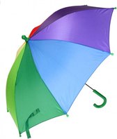 Regenboog paraplu 4 ass. 29568