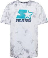 Starter Heren Tshirt -M- Starter Tie Dye Jersey Grijs