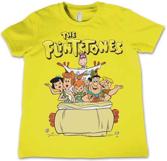 The Flintstones Kinder Tshirt -XL- The Flintstones Geel