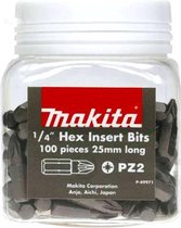 Makita P-49971 100x PZ2 x 25mm in pot