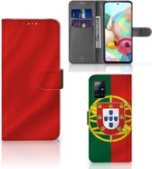 Bookcase Geschikt voor Samsung Galaxy A71 GSM Hoesje Portugal