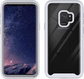 Voor Samsung Galaxy S9 Sterrenhemel Effen Kleur Serie Schokbestendige PC + TPU Beschermhoes (Wit)