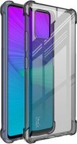 Voor Samsung Galaxy A71 5G IMAK volledige dekking schokbestendige TPU beschermhoes (transparant zwart)