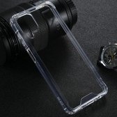 Voor Samsung Galaxy A12 Vierhoekige schokbestendige transparante TPU + pc-beschermhoes