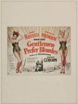 Klassieke filmposter - Gentlemen Prefer Blondes