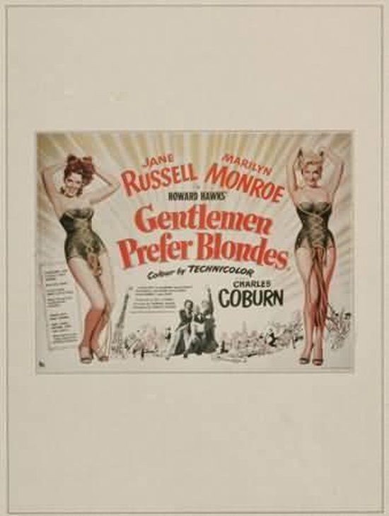 Klassieke filmposter - Gentlemen Prefer Blondes