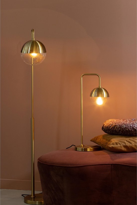 BePureHome Globular Staande Lamp - Metaal - Antique Brass - 143x31x30 |  bol.com