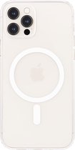 Hoes geschikt voor iPhone 12 / 12 Pro / Apple magnetische Ring & oplaadfunctie - TPU Back Cover - Transparant