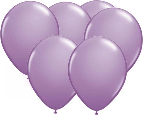 Lavendel paarse party ballonnen 40x stuks 30 cm - Feestartikelen/versieringen