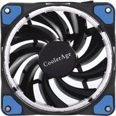 Kleur LED 12 cm 4pin Computer Componenten Chassis Ventilator Computer Host Koelventilator Stille Ventilator Koeling met Blauw Licht (Blauw)