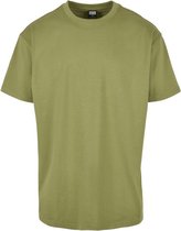 Urban Classics Heren Tshirt -2XL- Heavy Oversized Groen