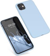 kwmobile telefoonhoesje geschikt voor Apple iPhone 11 - Hoesje voor smartphone - Back cover in mat lichtblauw