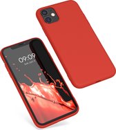 kwmobile telefoonhoesje voor Apple iPhone 11 - Hoesje voor smartphone - Back cover in neon rood