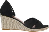 Tamaris Sandalen met sleehak zwart - Maat 38