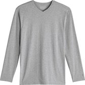 Coolibar - UV Shirt voor heren - V-Hals Longsleeve - Morada - Grijs - maat L