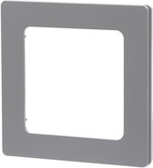 Afdekraam - Aigi Jura - 1-voudig - Vierkant - Kunststof - Zilver - BES LED