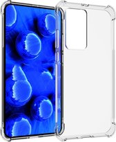 Voor Huawei P40 Pro schokbestendig antislip waterdichte verdikking TPU beschermhoes (transparant)