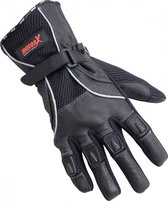 Motorhandschoenen - echt leder - zomer - zwart - M - Volledige bescherming - MotorX
