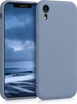 kwmobile telefoonhoesje geschikt voor Apple iPhone XR - Hoesje voor smartphone - Back cover in blauwgrijs