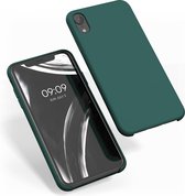 kwmobile telefoonhoesje voor Apple iPhone XR - Hoesje met siliconen coating - Smartphone case in turqoise-groen