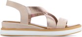 Lina Locchi Vrouwen Leren    Sandalen / Damesschoenen L1060 - Roze - Maat 40