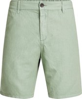 WE Fashion Heren chinoshort van linnenmix