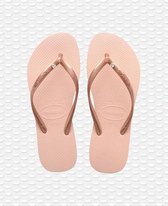 Havaianas Slim Crystal SW II Dames Slippers - Ballet Rose - Maat 37/38