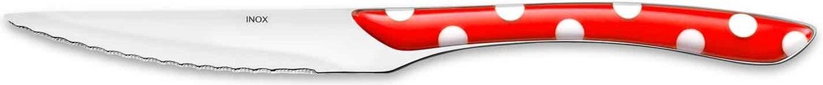 Amefa Retail Eclat Dots Rood Tafelmes 18-0