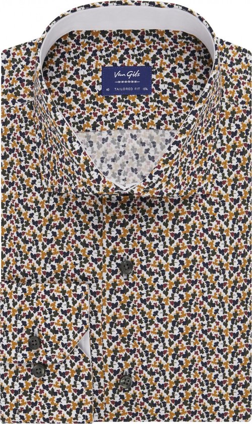 Van Gils - Multicolor overhemd met bloemenprint Heren | bol.com