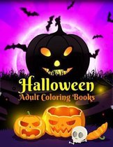 Halloween adult coloring books: Halloween adult coloring books for halloween lovers 8.5 x 11 super size